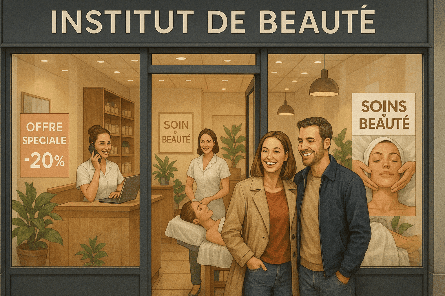 Stratégies utilisées par un institut de beauté pour augmenter sa clientèle.