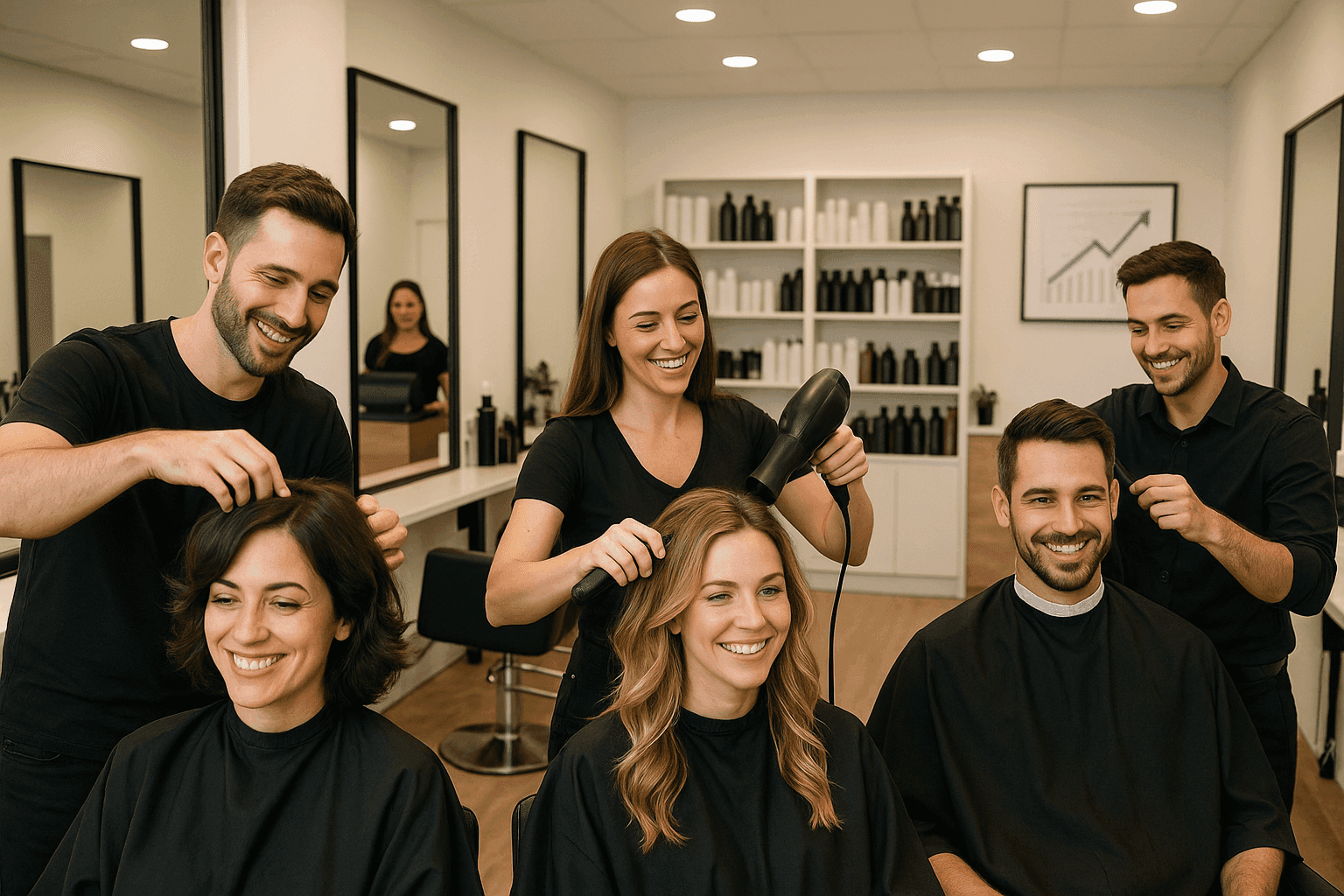 Conseils pour augmenter les profits et améliorer la gestion d’un salon de coiffure.